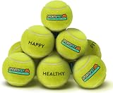 SPORTSPET Tennis Balls for Dogs 12 Pack - Extra Bouncy Floats 64mm Non Toxic view 7