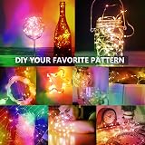 Jsdoin Fairy Lights 6 Pack 2m 20 LED Copper Wire Battery Operated Multicolour view 4