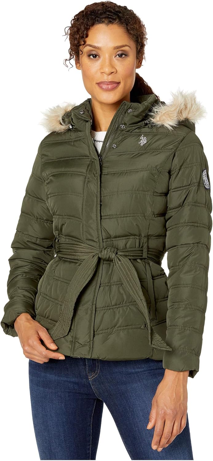 polo jacket with fur