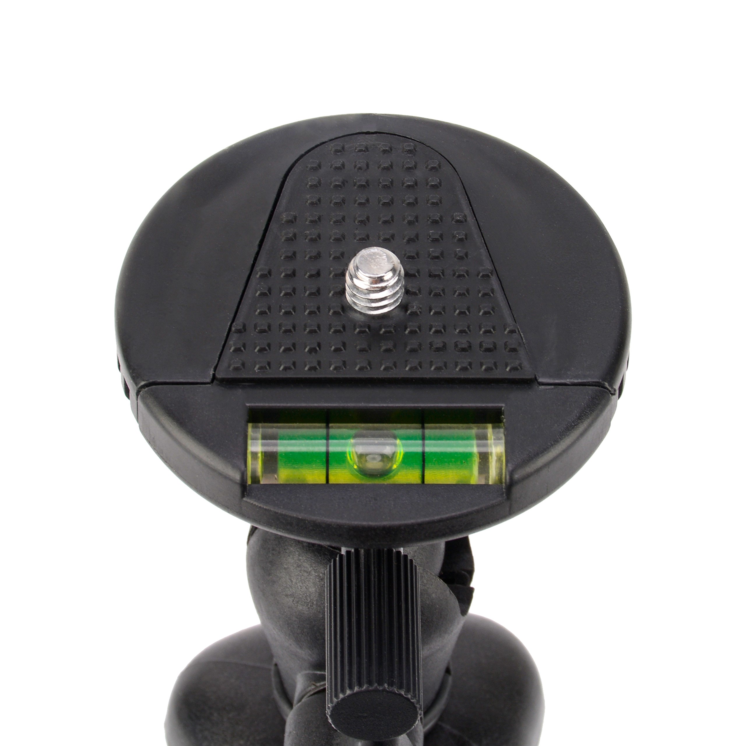 Tairoad Flexible Tripod Mini Desk Travel Tripod with Free Smartphone and Gopro Mount Adapter MG12