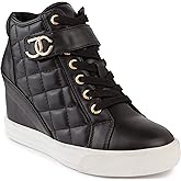 Juicy Couture Women's Platform Wedge Sneakers High-Top Shoes-Journey