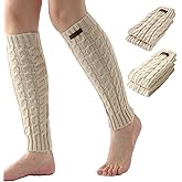 Brook + Bay Leg Warmers for Women - Cable Knit