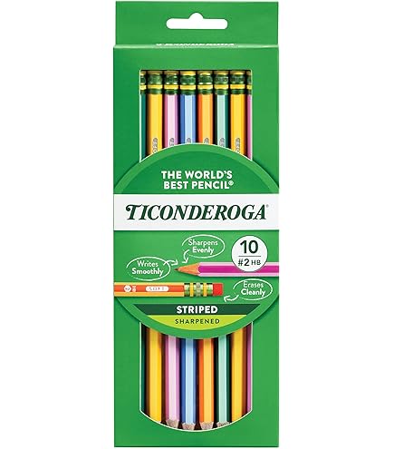 Matite Ticonderoga N°2 HB – Confezione Da 60, Già Temperate, Con Gomma, Qualità Premium - 2