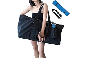 Uhawi Yoga Mat Bag with Shoes compartment & Wet Compartment & shoulder bag &crossbody yoga bag large yoga bag with Yoga Mat Holder Yoga Bag with Adjustable Mat Strap for Women Men