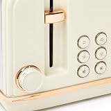 Haden Salcombe Cream 4 Slice Toaster 1900-2300W Defrost Reheat Cancel view 4