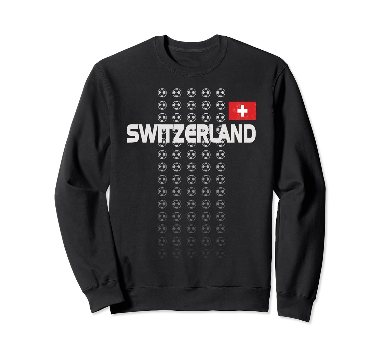 Switzerland Soccer Sweatshirt - Swiss National Team Fan Top-anz