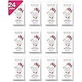 Bodipure All-In-1 Moisturizing Hand Mask | Keratin & Vitamin E Hand Mask for Dry Cracked Hands | Natural Moisturizing Gloves Formula | Strengthen Nails & Repair Hands | 24 Pairs