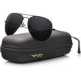 LUENX Mens Womens Polarized sunglasses with Case - UV 400 Protection Colors 60mm