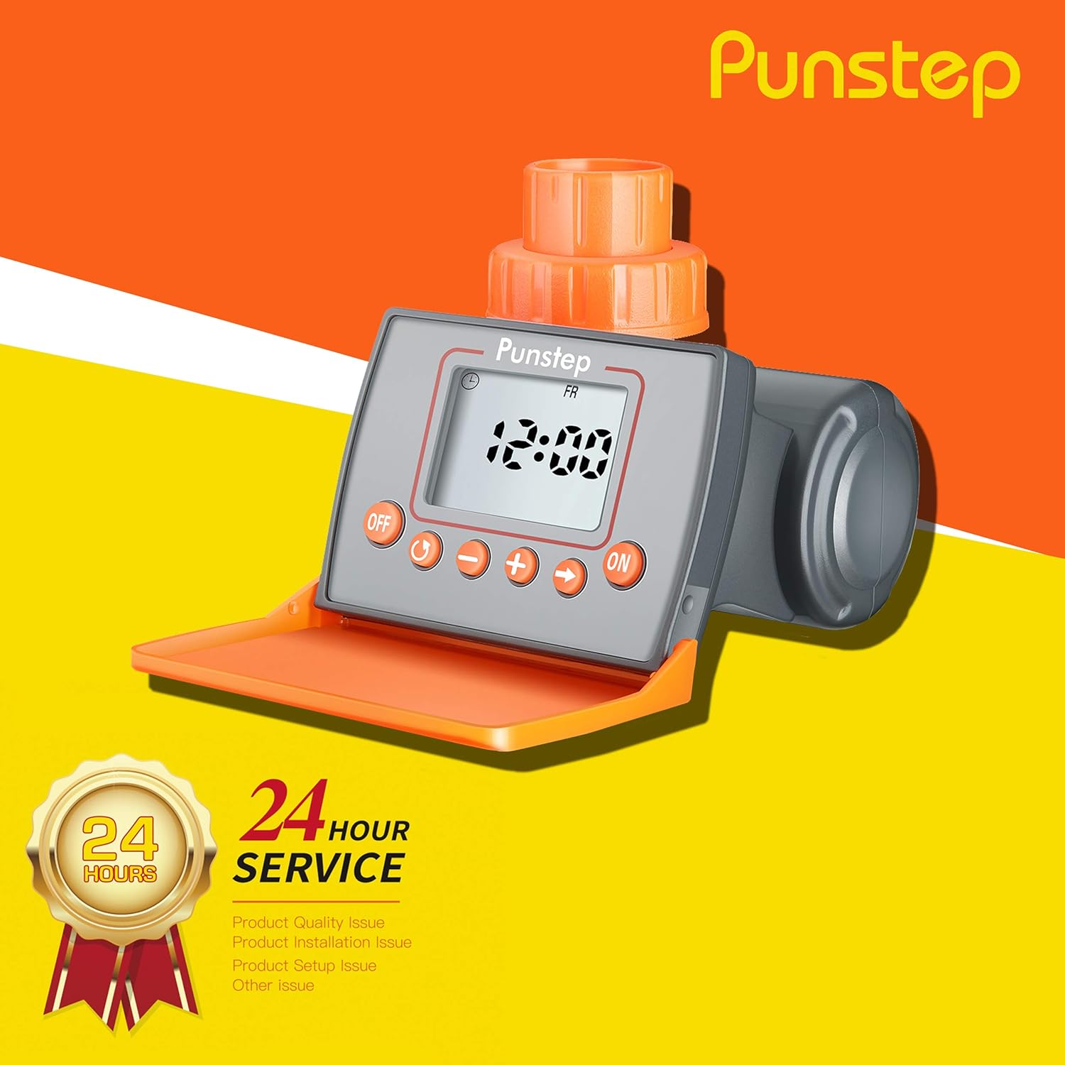 Punstep Automatic Watering Timer, 2020 New ME30 Plus, Single Outlet and Flexible Programming, Easy Hose Connection with Simple to Use Digital System : Garden & Outdoor