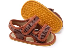 RVROVIC Baby Boys Girls Sandals Premium Soft Anti-Slip Rubber Sole Infant Summer Outdoor Shoes Toddler First Walkers