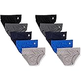 Beverly Hills Polo Club Men's 10 Pack Low Rise Brief Underwear