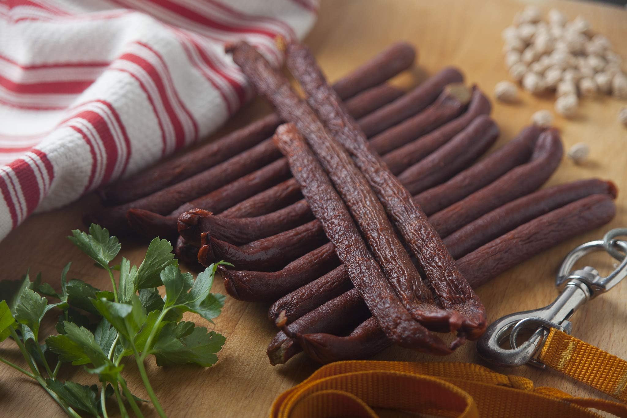 DeLeashUs Artisanal Sausage Sticks, Natural Dog Treats Made in The USA