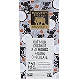 ENDANGERED SPECIES Oat Milk, Coconut & Almonds Dark Chocolate Bar, 3 OZ