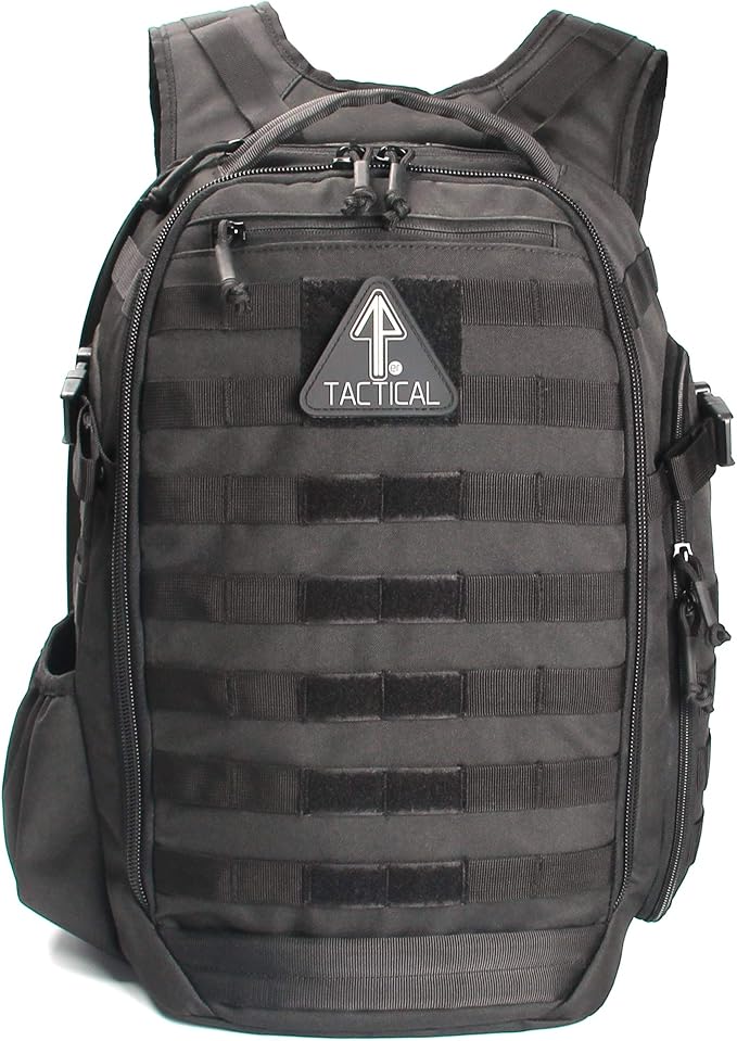 Amazon Co Jp 14er タクティカルバックパック 35l リュックサック 3デイバグアウトバッグ Ykkジッパー Molle ブラック Regular 服 ファッション小物