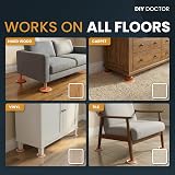 DIY Doctor The Original Deluxe Super Sliders 1 Pack Carpet Wood Floors view 5