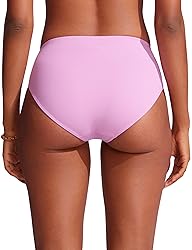 CRZ YOGA Bikini Bottoms for Women Mid Rise Full