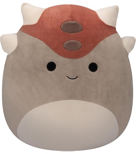 Squishmallow 7.5" Lyan Triceratops Arancione Raro Kellytoy 2022 Con Tag