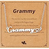 Kivosliviz Grammy Gifts for Birthday Grandma Women from Grandson Grandkids Xmas Funny Grammy Jewelry