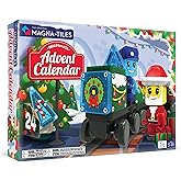 MAGNA-TILES Advent Calendar 34-Piece Magnetic Construction Set, The Original Magnetic Building Brand