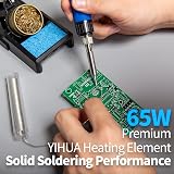 YIHUA 928D-III Portable Digital Soldering Iron Kit UK Plug 90–480°C view 4