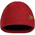 DANISH ENDURANCE Merino Wool Beanie for Men & Women, Fleece Lined Hat, Soft, Stretchy, Fisherman Beanie, Warm Wool Hat