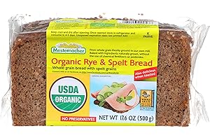 Mestemacher Bread Organic Rye & Spelt bread, 17.6 ounces