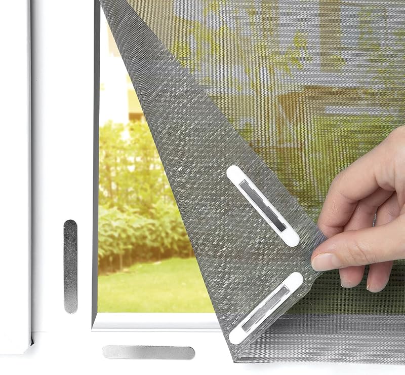 EASYmaxx Fly Screen for Windows with Pollen Protection & Magnetic Mount