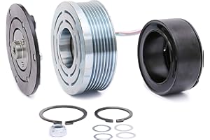 FKG AC Compressor Clutch Assembly Repair Kit 38810RRBA01, 38810RNAA02 fit for 2006-2011 Honda Civic 1.8L