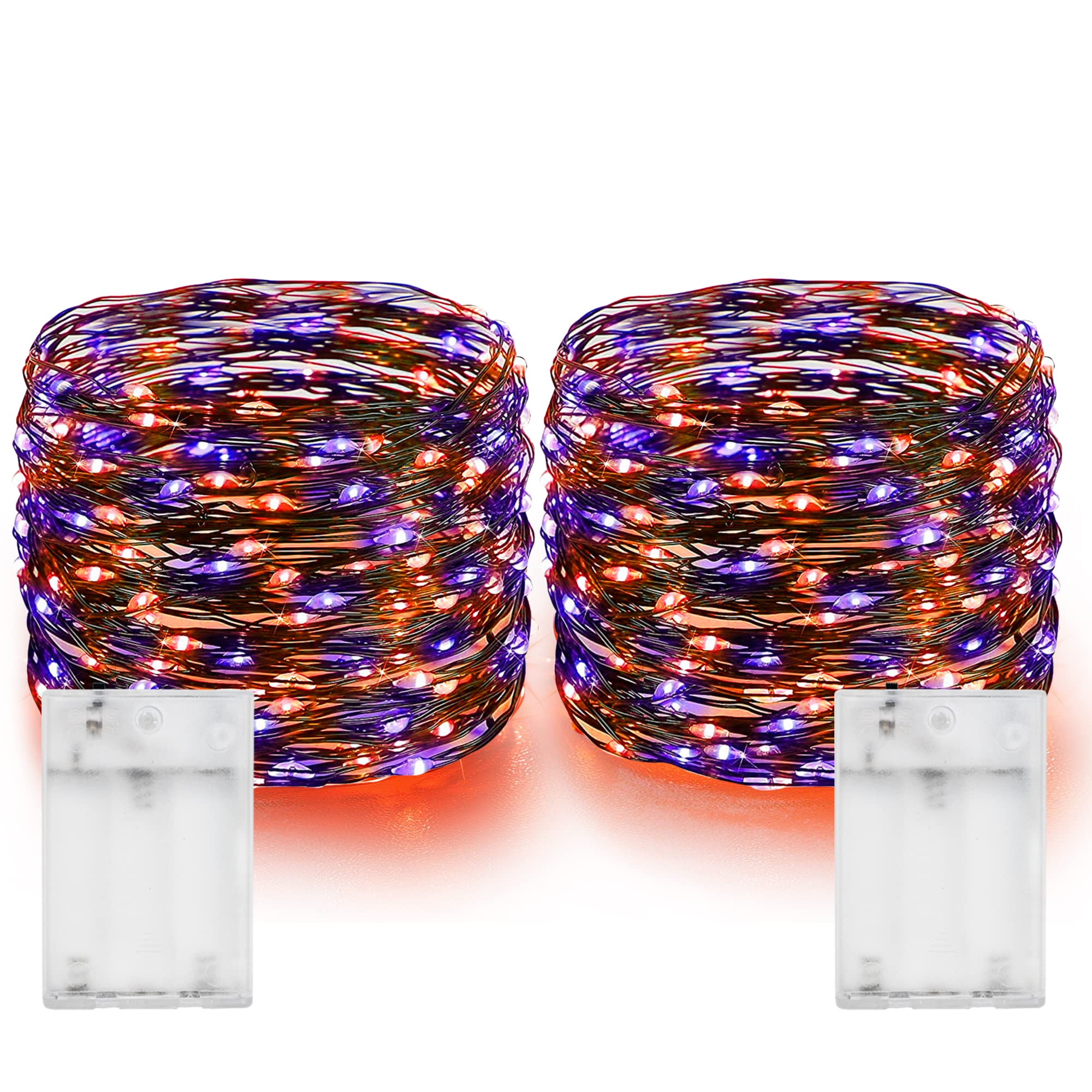 Dazzle Bright Purple and Orange Halloween Fairy