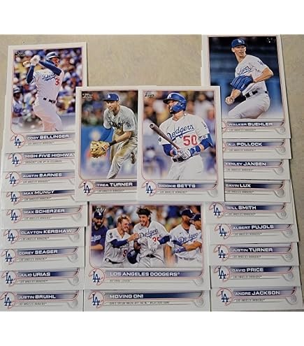thumbnail image 2 of 2020 Topps Los Angeles Dodgers 17-Card Team Set – World Champions, Gavin Lux RC 2 of 6