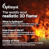 Dimplex Bayport Optimyst Electric Stove Fire Water Vapour Lifelike Flame Black view 9