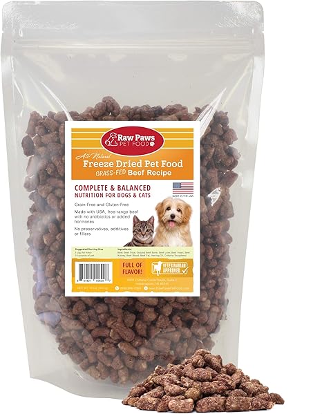 Raw Paws Pet Premium Lyophilisé Nourriture Pour Chien Et