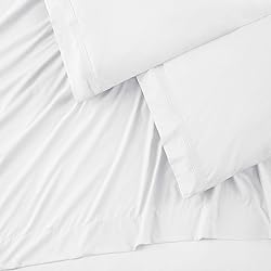 Chanasya Premium Soft White Twin Bed Sheets Set