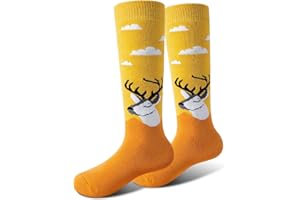 Cimkiz Kids Ski Socks(2 Pairs/3 Pairs), Boys Girls Winter Ski Socks for Toddler Outdoor Skiing Snowboarding