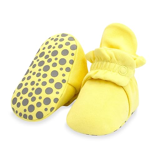 Zutano Unisex Organic Cotton Baby Booties With Gripper Soles