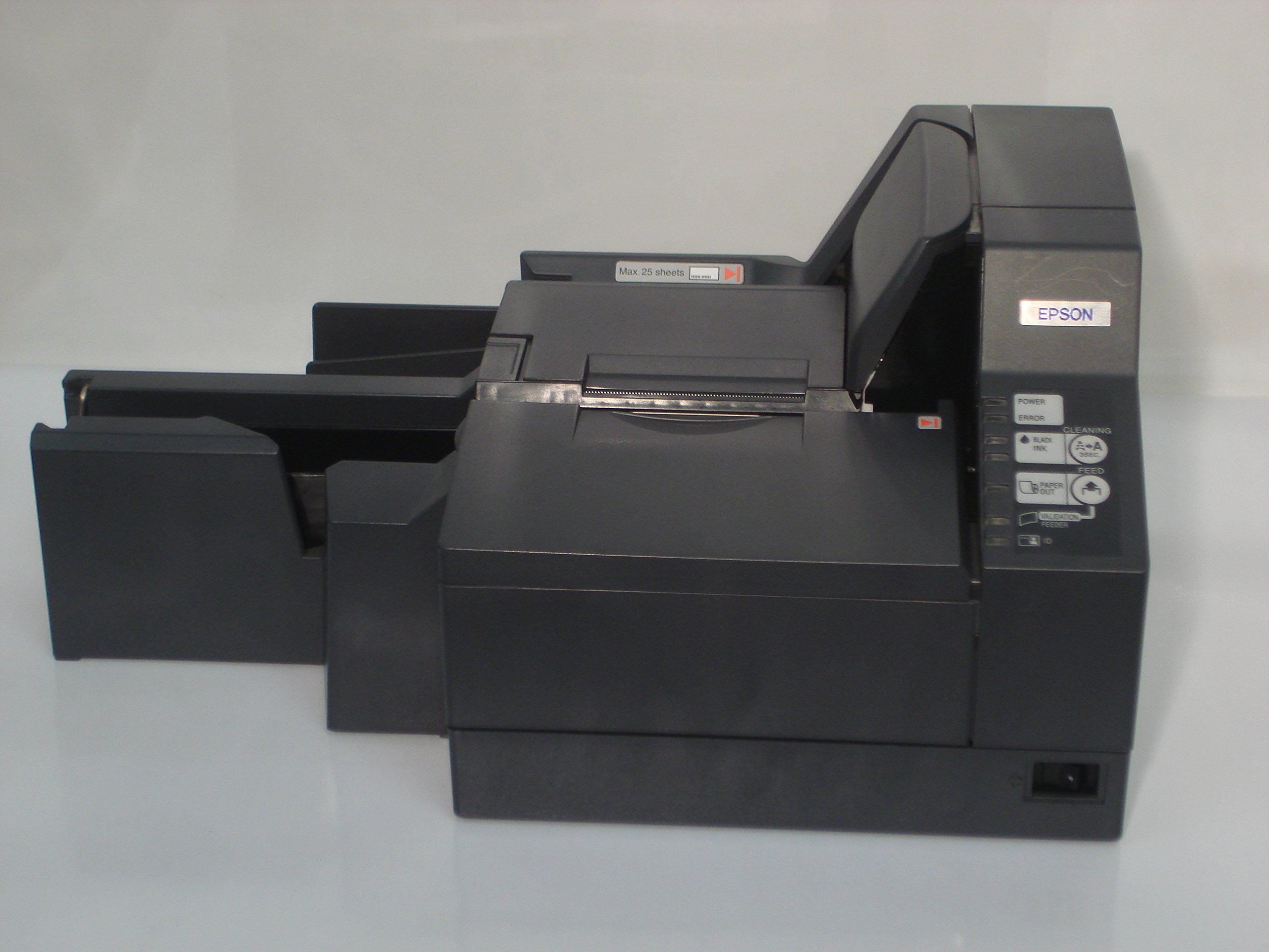 EPSON TM-J9100 OPEN BOX, CHECK SCANNER WITH 2 COLOR PRINTER AND ID SCANNER