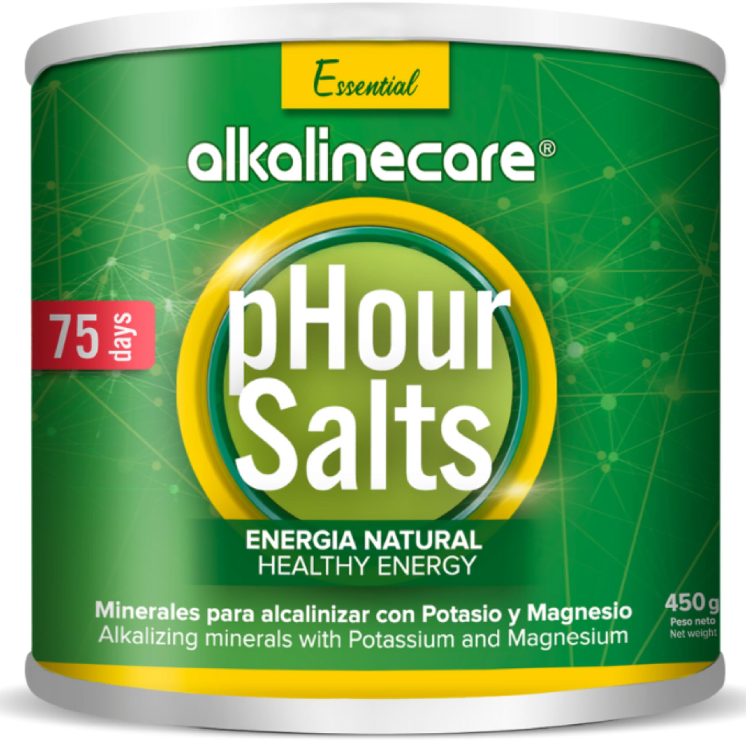 PHOUR Salts - Alkaline Mineral Salts with Magnesium and Potassium : 450g : ALKALINE CARE