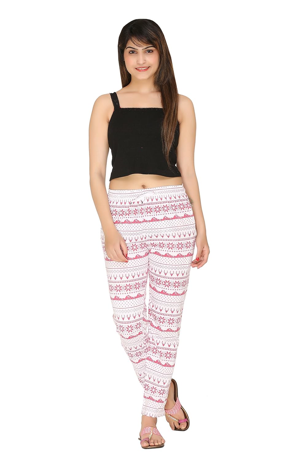 pink'z hardihood ladies/women/girls/western casual lower(size-l,xl,xxl)