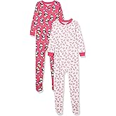 Amazon Essentials Disney Baby Girls' Snug-Fit Cotton Pajamas