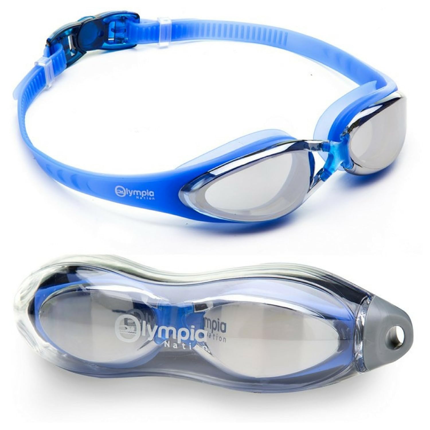 Swim Goggle for Adult Children Men Women And Kids Olympic Nation
