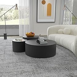 KEVINSPACE Modern Coffee Table Set, 3-Piece
