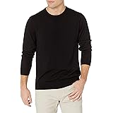 Amazon Brand - Goodthreads Men's Lightweight Merino Wool Crewneck Sweater