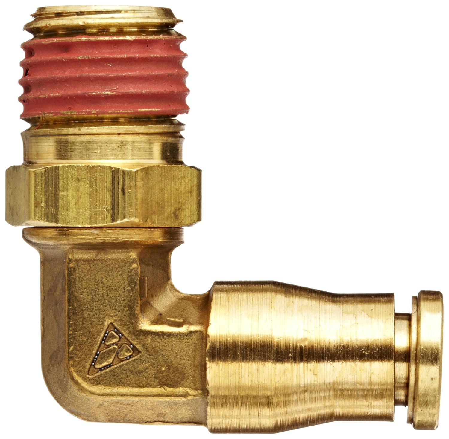 Swivel Elbow Dixon 69S8X4 Brass PushtoConnect Air Tube Fitting