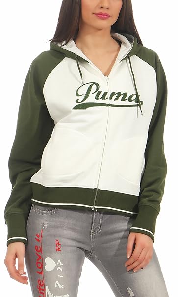 puma sweatjacke damen grau