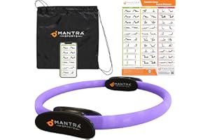MANTRA SPORTS Pilates Ring Circle, Magic Circle Pilates Ring, Inner Thigh Exercise Equipment, Fitness Rings for Women, Thigh 