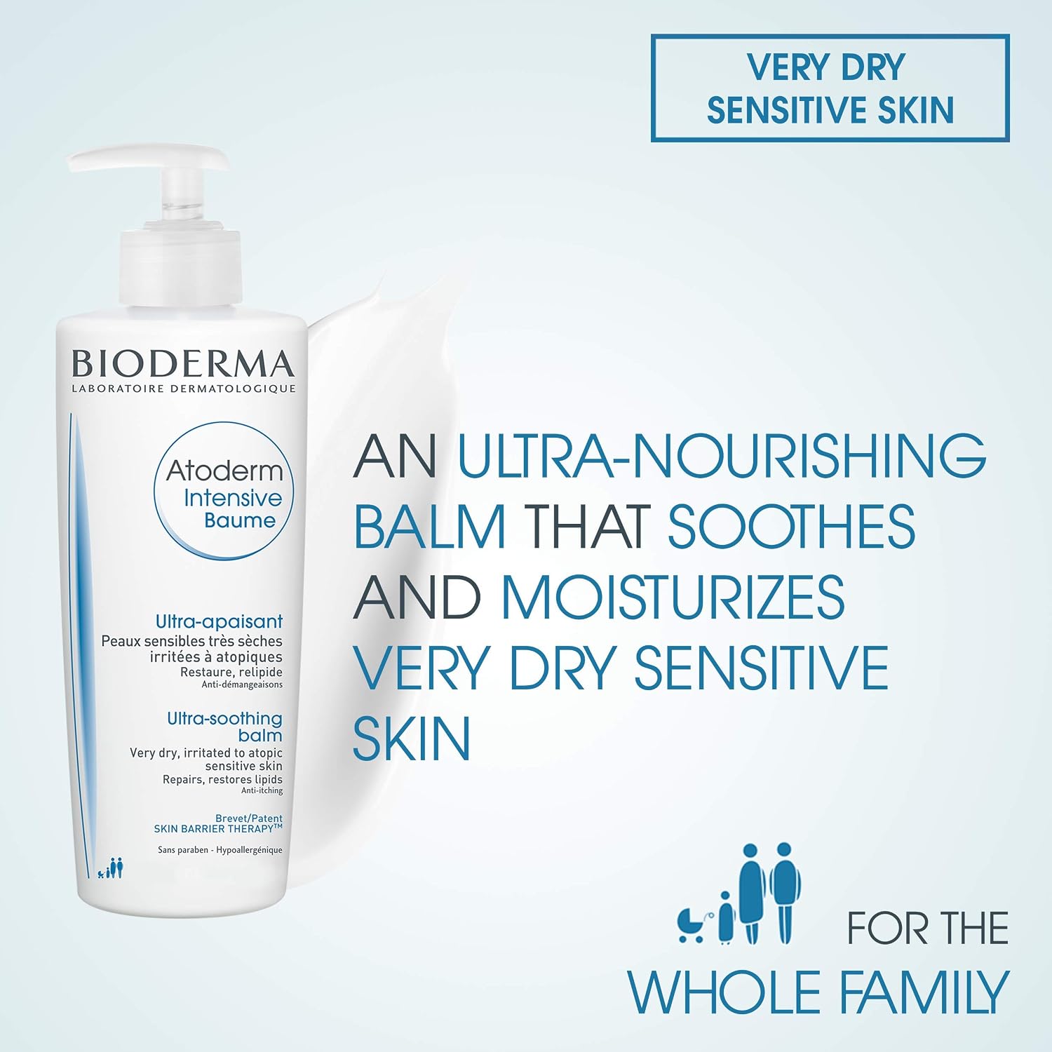 Bioderma Atoderm Intensive Balm, Ultra-Soothing Emollient Cream for Very Dry Itchy to Eczema Prone Skin - Image 3