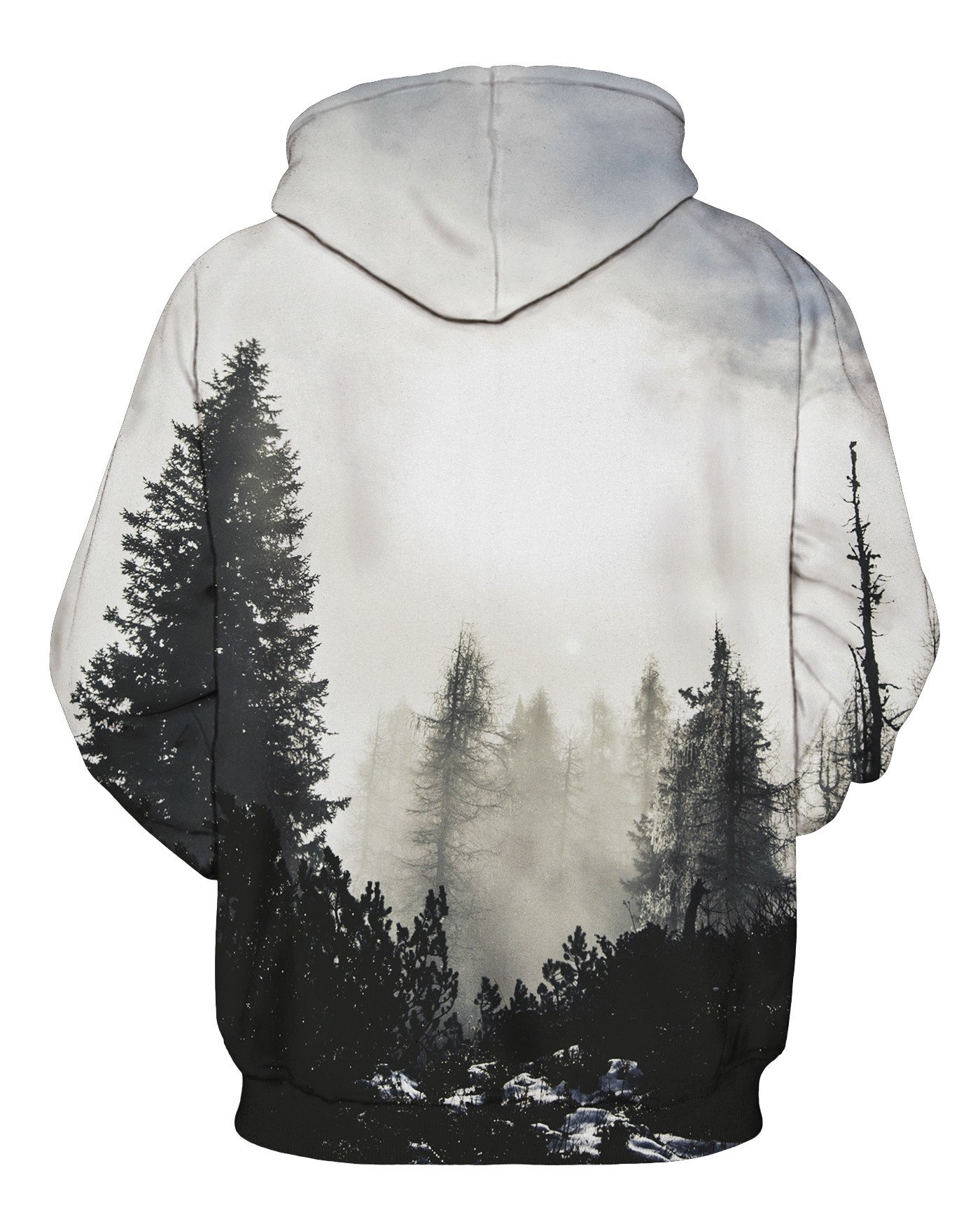 Youvimi Unisex 3d Printed Drawstring Pockets Pullover Hoodie Hooded Sweatshirt (L/XL, Redwhite)