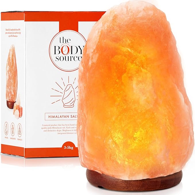 The Body Source Himalayan Salt Lamp (35kg) with Dimmer Switch All Natural and Handcrafted
