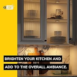 GETINLIGHT 2.5" Wide 3000K Dimmable LED Puck Lights
