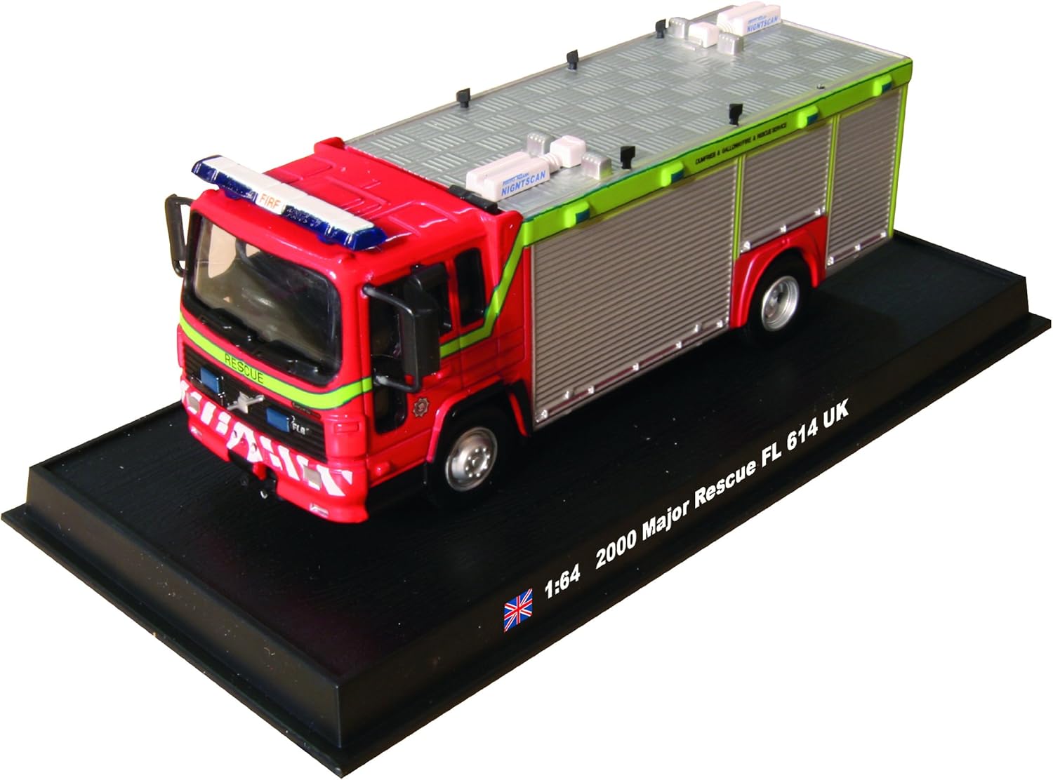 2000 diecast 1:64 fire truck model 